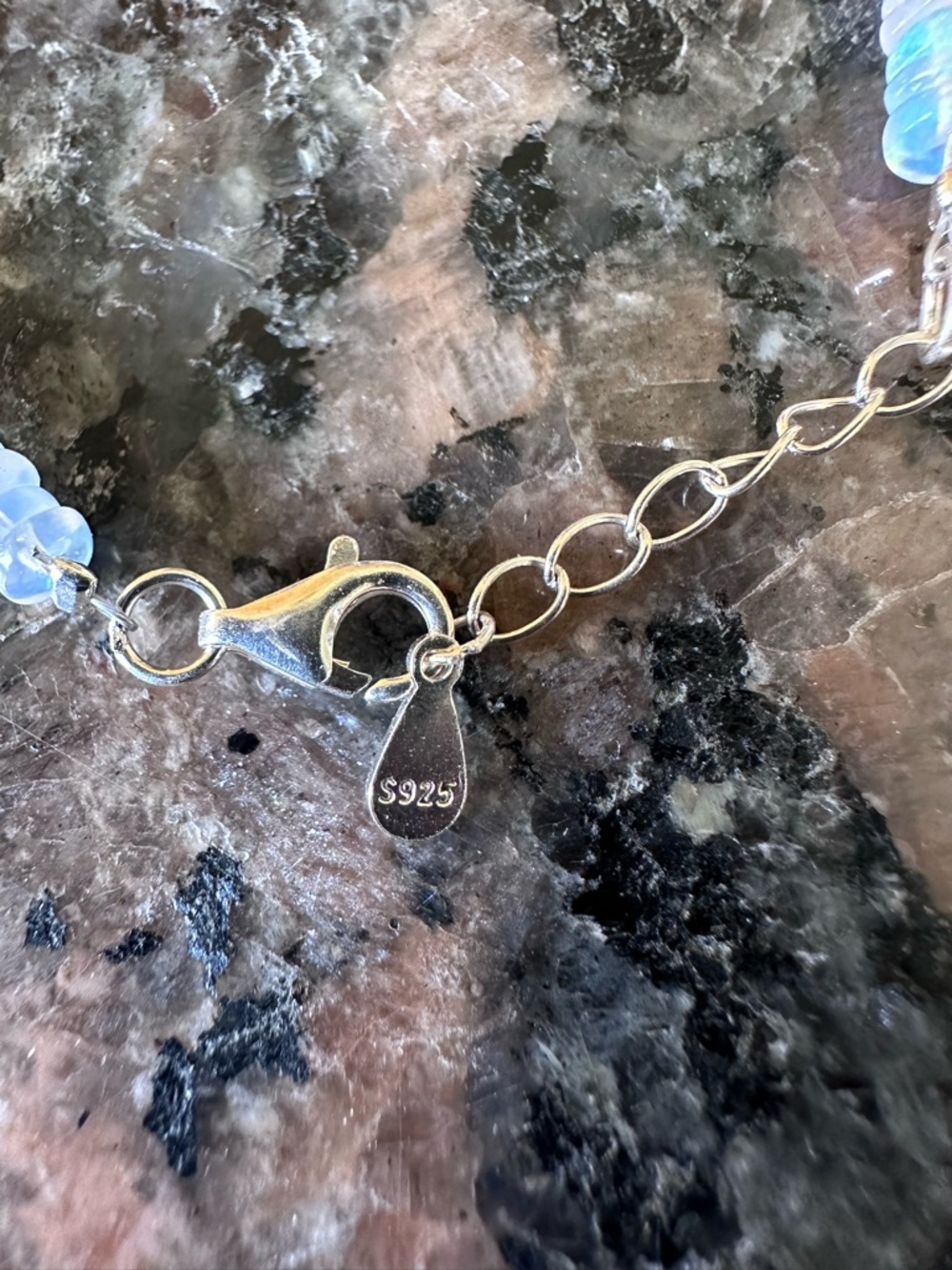 Genuine Ethiopian Opal Multi Fire Rondelle Bracelet S925 Sterling Silver 4mm NEW - Picture 11 of 17